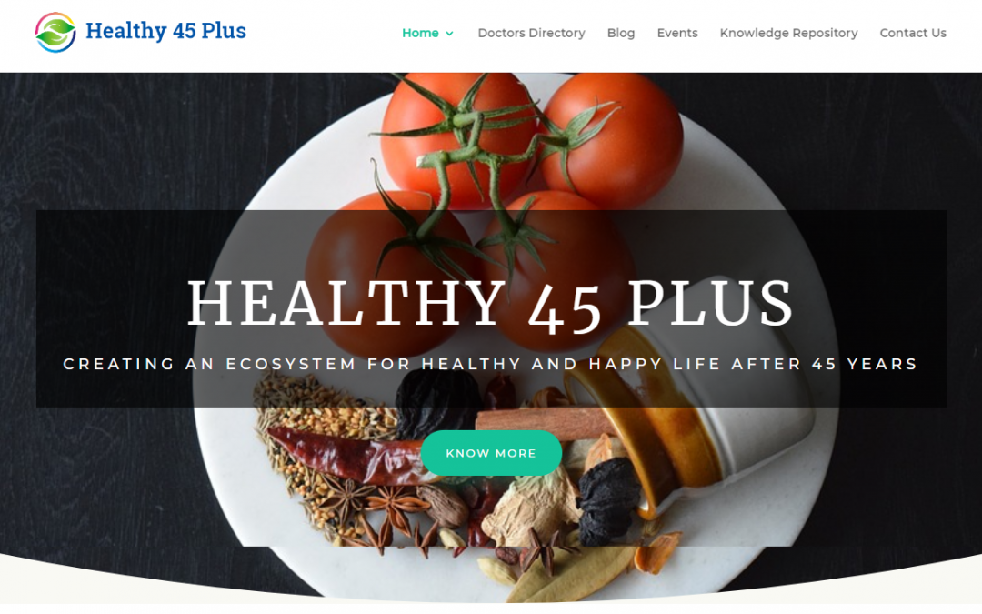 Project – Healthy45PlusWebsite Development