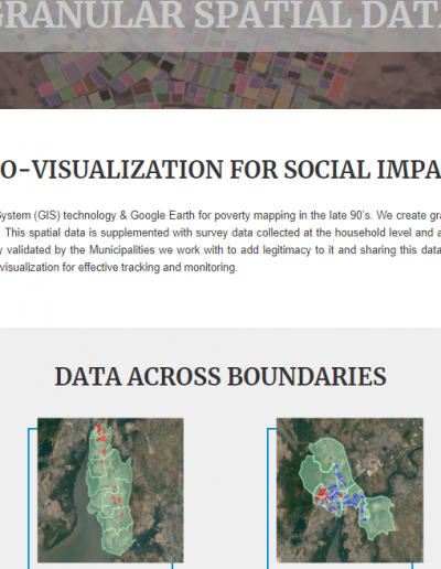 About Shelter Associates' work on Spatial Data